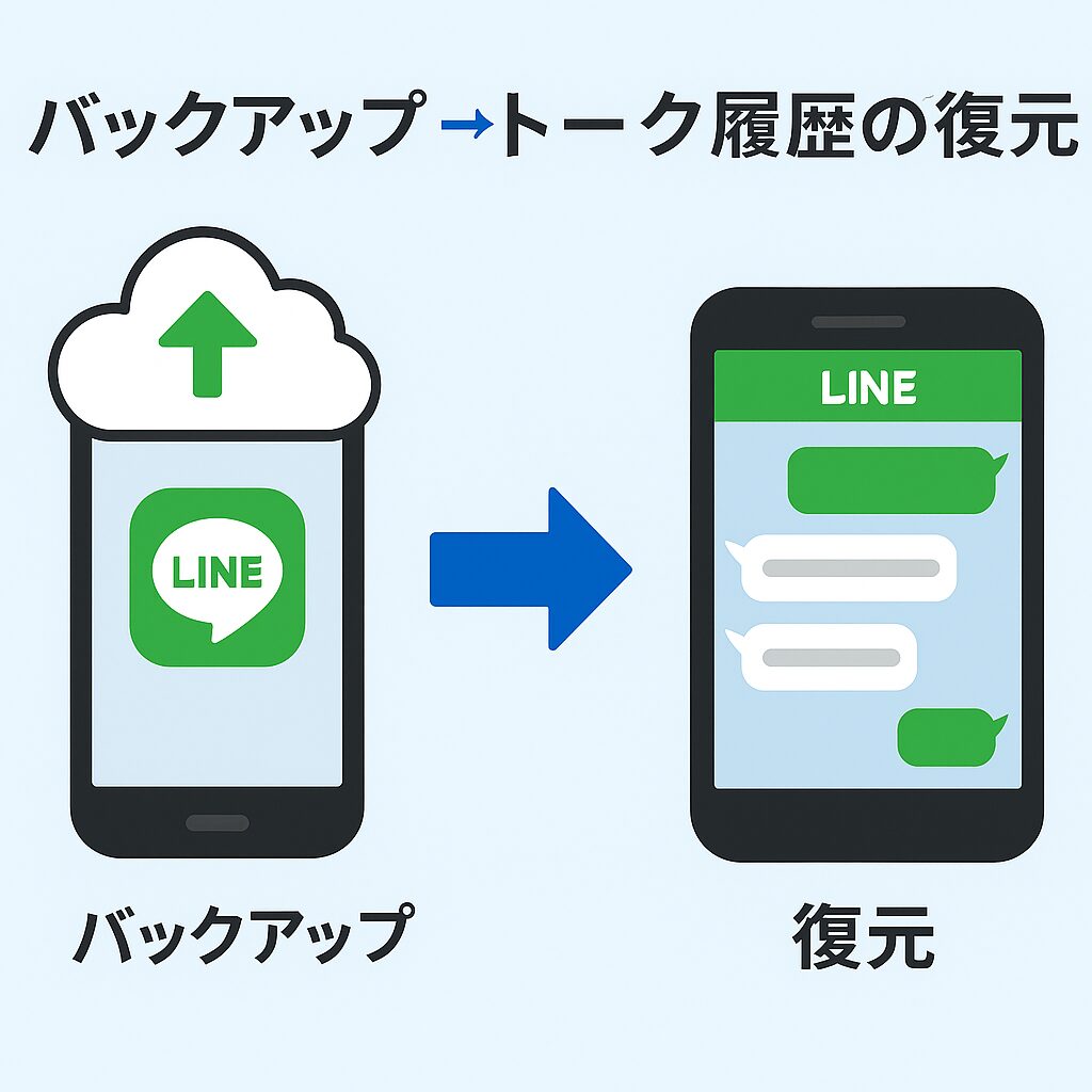 LINEのトーク履歴の復元について